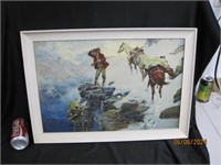 Framed Western Picture