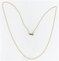 14k Gold Necklace .5 G 18”