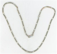 Sterling Italy Link Chain Necklace 18”