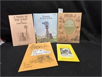 (5) INSTRUCTIONAL BOOKS ON DRAWING WESTERN SCENES
