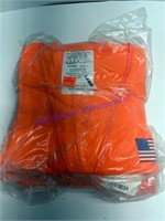 Five orange safety vest with reflective