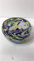Unique Art Glass Hand Blown Bowl U16A