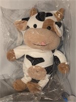 New large 12 inch Kawaii Cow plush.