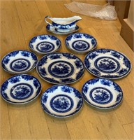 Royal Staffordshire Pottery Lot Yeddo Plates Bowls