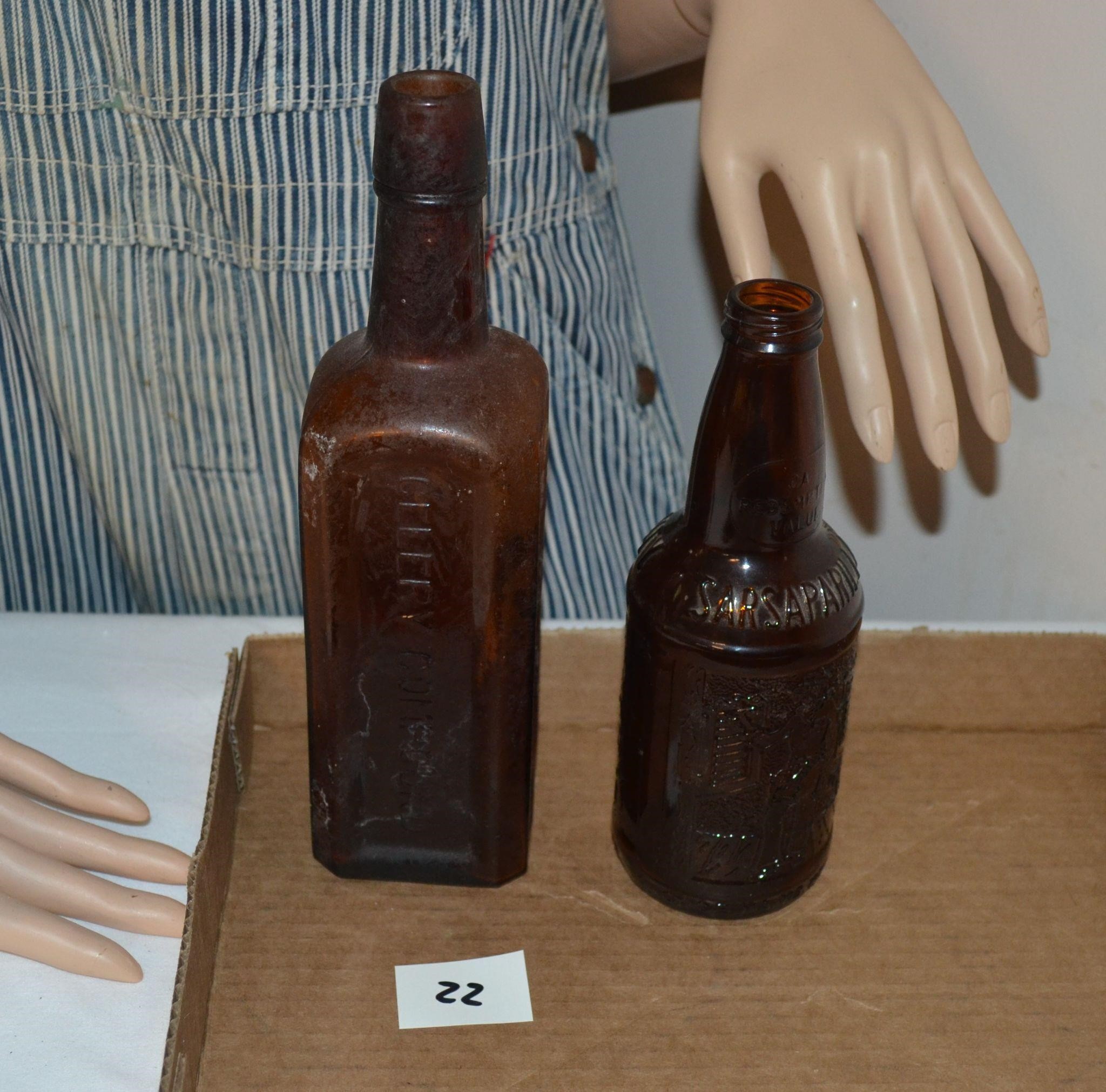 Vintage Bottles ~ Celery Compound , Sarsaparilla