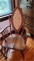 Antique Stitched Back Chair