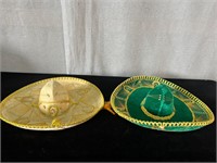 2 Sombrero Gold &  Green