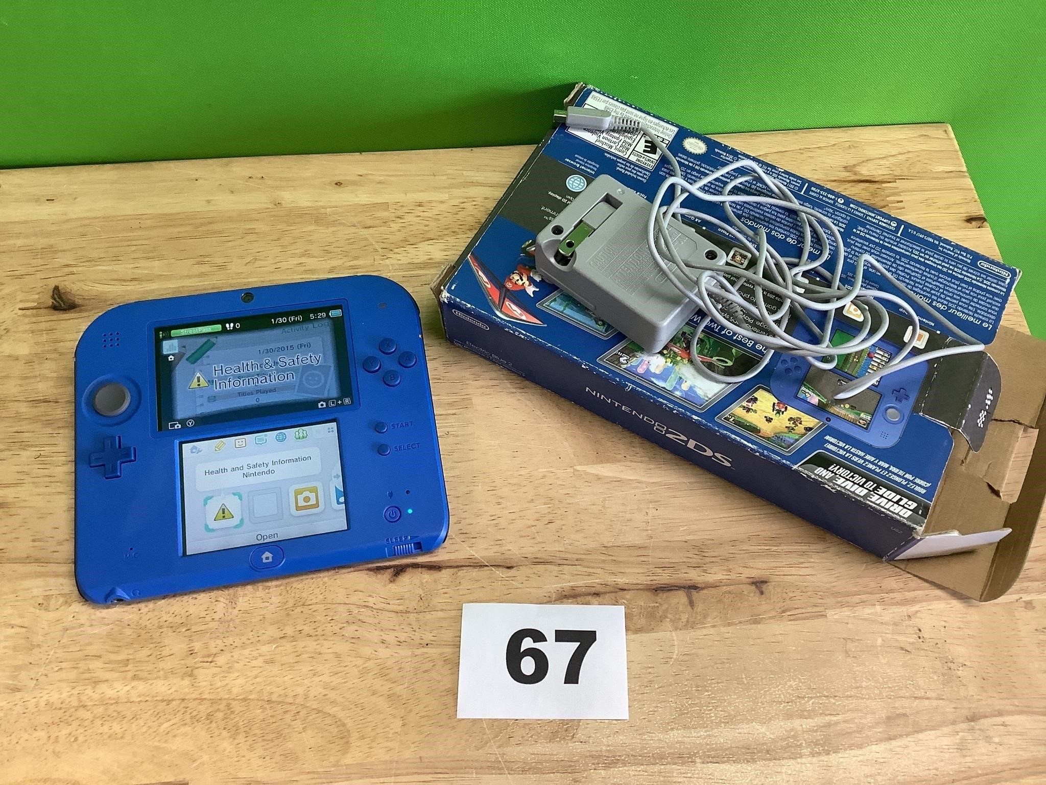 Nintendo 2DS in Blue - Good Condition