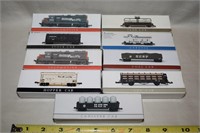 (9) RD Train Cars w/ Coal, Caboose, Engine +
