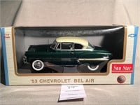 1953 Chevrolet Bel Air Die Cast 1/18 Model Car