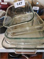 LOT GLASS BAKING DISHES