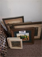 LOT SEVERAL FRAMED WALL DECOR PICTURES