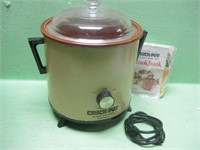 Vintage Rival Harvest Crock Pot In Original Box