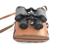 MAMIYA 8X30 BINOCULARS WITH LEATHER CASE