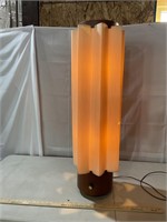 Super retro lamp 38” tall, dimmable, works