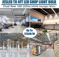 NEW JESLED 4FT T8 LED Type B Light Bulb, 24W