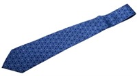 Hermes Silk Blue Necktie