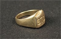 Men's 10kt Yellow Gold Southern Towing Co. Ring