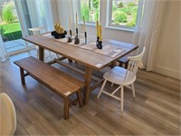 5PC DINING TABLE W/SEATING