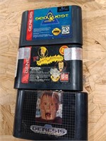 Genesis games, SeaQuest, Bevis and Butthead, Home