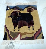 Vintage Handmade Tibetan Rug