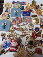 Lot of Various Brooches and Pins