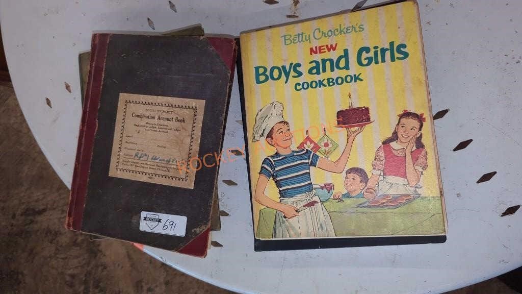 Misc book lot cookbook yearbook