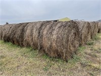48-Round bales Organic hay--4X6