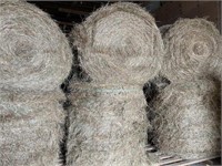 56-Round bales Organic hay--5X5