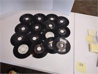 Group of 15 Elvis Presley 45's. Mostly in good