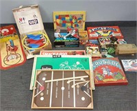 Group of vintage toys & games including Marx