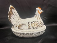 Vintage Staffordshire Hen on Nest Tureen