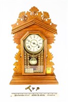 Vintage Seth Thomas Oak Case Kitchen Clock (Been