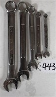 5 Craftsman Comination Wrenches 5/8",9/16",7/16",