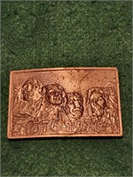 Vtg. USA Mount Rushmore Bicentennial Buckle