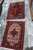 2 small Persian rugs