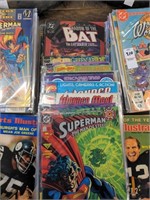 DC, marvel comic books in sleeves