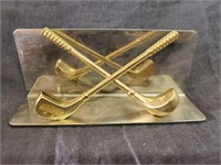 Golf Stainless and Brass Accent Piece