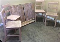 VINTAGE TABLE & CHAIRS