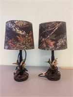 Mossy Oak Antler Table Lamps - 2