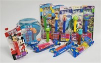 12pc DISNEY CARTOON RELATED PEZ DISPENSERS