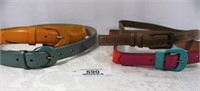 4- Ladies Leather Belts