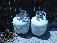 Pair Propane Tanks Empty& Untested