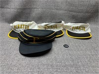 3 Vtg Hills Pittsburgh Pirates/1 Coke Hat