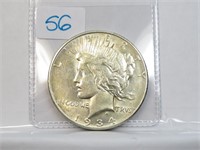 1934 D Silver Peace Dollar