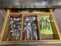 Lot of Flatware in Drawer