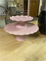 Pink Cake Stands