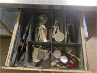 Lot of Kitchen Utensils in Draw