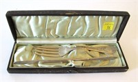Sterling silver knife and fork