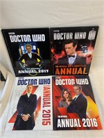 Lot of 4 Doctor Who Official Annuals